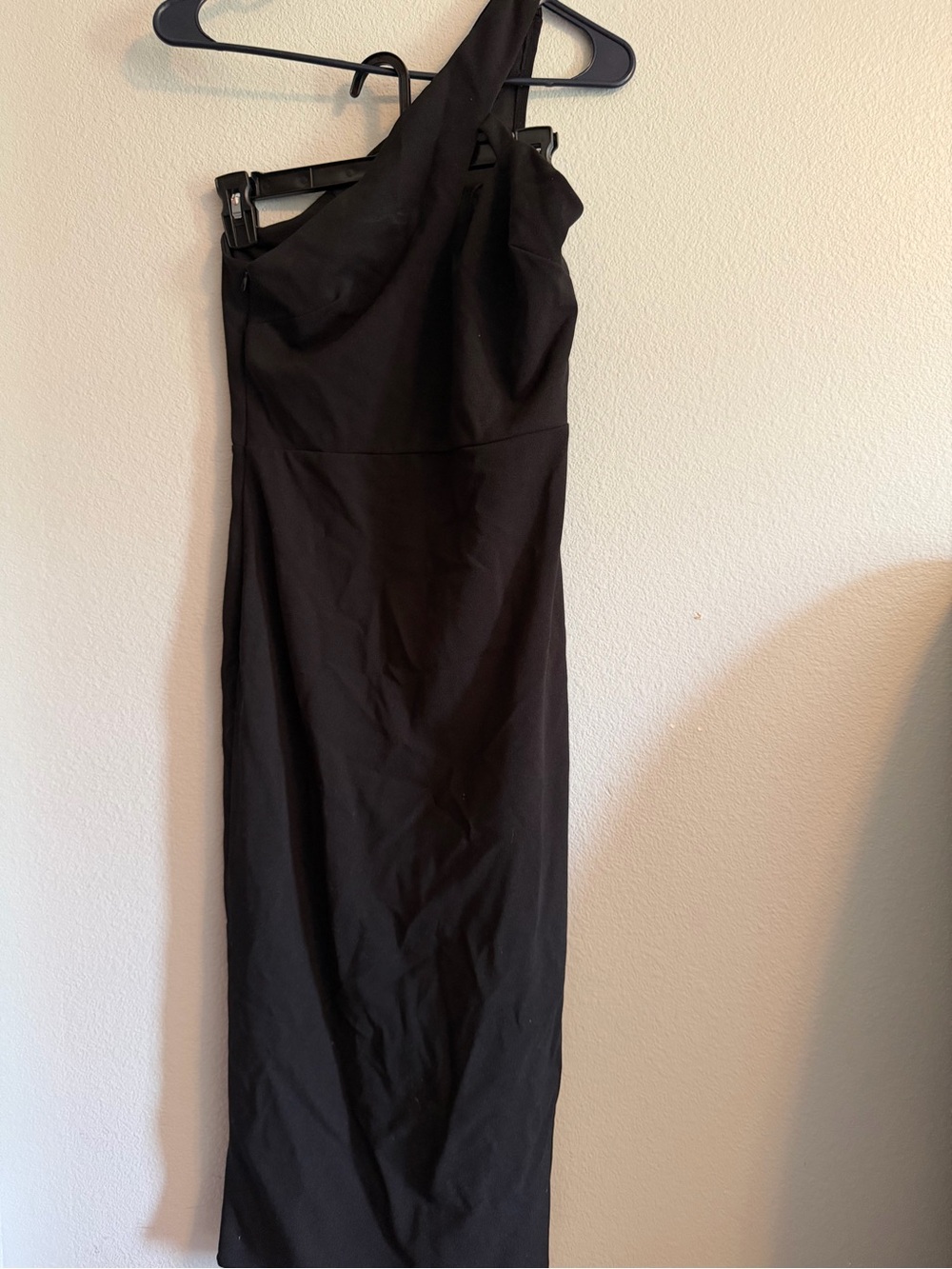 RACHEL Rachel Roy Black One-Shoulder Pencil Skirt